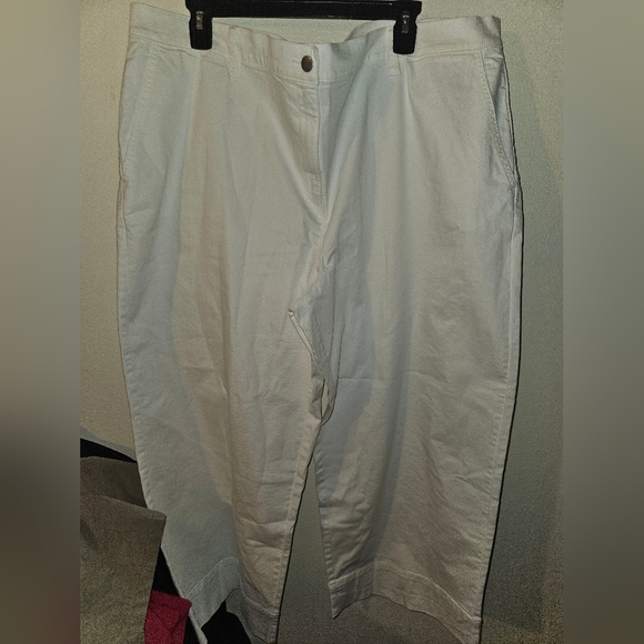 Eileen Fisher Womans White Wide Leg Pants Size 2x - Picture 2 of 11